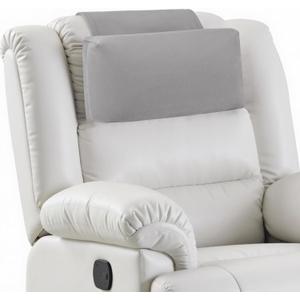 Neck Pillow for Recliner Chair, 14" Adjustable Recliner Pillow for Headrest, Soft Velvet Weighted Back Non-Slip Head Pillow for Recliner, Couch, Chair, Sofa (Light Gray)