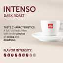 illy Intenso Ground Espresso Coffee, Bold Roast, Intense, Robust and Full Flavored With Notes of Deep Cocoa, 100% Arabica Coffee, No Preservatives, 8.8 Ounce Can (Pack of 1) (EXP 02/01/28)