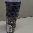 VELOMIX 2 Pack 28oz Protein Shaker Bottle for Protein Mixes, A7) Blue / Black