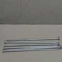 Rebar Stakes 16 Inch Metal Spikes for Asphalt 1/2 Inch Diameter-6 Pack Ground Stakes Heavy Duty for Speed Bump, Wheel Stop-Rebar Support Estacas de Metal-Ground Anchors -Tent Stakes