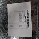 6 Ports Automatic Chicken Feeder 85 Pounds Large Gravity Fed Chicken Feeder with Latch & Handle for Chickens Bantams Pheasants Poultry Coop Weatherproof