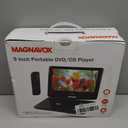 Magnavox 9 Inch TFT Swivel Screen Portable DVD/CD Player With USB/SD card slot, Remote And Car Adapter Rechargeable Battery
