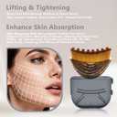 2 x Lymphatic Contour Face Brush Lymphatic Drainage Massager for Face, Chin & Jawline Sculpting, Anti-Puffiness Dry Brushing Tool with Ergonomic Design & Soft Bristles for All Skin Types