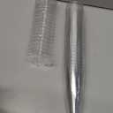 Prestee 100 Pack Plastic Champagne Flutes Disposable - Durable Silver Glitter Champagne Glasses 4.5 oz - Ideal for Parties, Weddings, Mimosa Bar, and Celebrations - Elegant Single Use Party Glasses