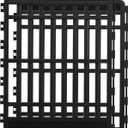 IRIS USA 34" 2-Panel Add-On Panels, Pet Dog Puppy Playpen, Foldable, Customizable, Black