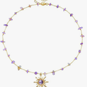 Rapunzel Sun Necklace for Women Tangled Necklace Sun Necklaces Opal Pendant Neckalces Healing Crystal Necklaces Christmas Trendy Jewelry