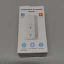 WiFi Temperature Humidity Sensor: Indoor Thermometer Hygrometer with App Alert, Free Data Storage Export, Smart Temperature Humidity Monitor for Home Pet Greenhouse, Compatible with Alexa (1-Pack)