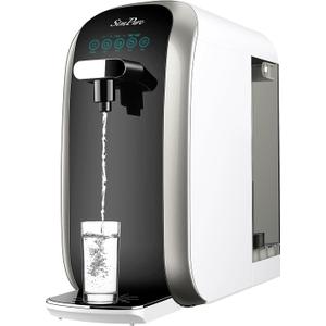 SimPure Y7P-BW UV Countertop Reverse Osmosis Water Filter, NSF/ANSI 58 Certified, 5 Stage RO Water Filtration System, Water Purifier for Home, 4: 1 Pure to Drain, BPA Free (No Installation Required)