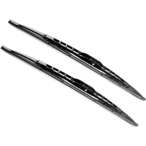 OEM QUALITY 17" + 17" Premium All-Seasons Durable Stable And Quiet Metal Frame Windshield Wiper Blades for 1995-2004 Toyota Tacoma/ 1984-2002 Toyota 4Runner (Set of 2)