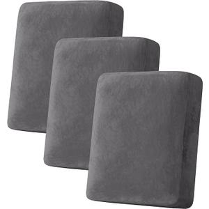 Sofa Seat Cushions 3 pcs, Grey