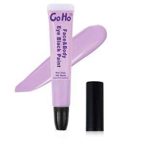 3 x Go Ho Pastel Purple Face Paint,Waterproof Eye Black Baseball,Cream Light Purple Face Body Paint for Halloween Cosplay SFX Ursula Makeup