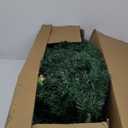 6FT Pre-Lit Hinged Christmas Tree w/ 260 Multi-Color Lights & 3-Minute Quick Shape No Fluffing Required