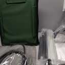 Weatherproof Heated Cat House for Outdoor in Winter, Heated Cat Bed Kitty Shelter with Cat Heating Pad, Insulated & Safe Escape Door, Warm House for Outside Stray Cat (Green, 12"x16"x16")