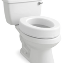 Carex Toilet Seat Riser, Elongated Raised Toilet Seat Adds 3.5 inches to Toilet Height, for Assistance Bending or Sitting, 300 Pound Weight Capacity Toilet Riser