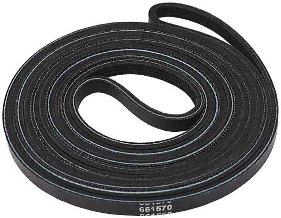 661570V Dryer Belt Replacement for Whirlpool, Maytag, Kenmore, Amana, Crosley. 93.5 Inch Dryer Drum Belt 661570 Replace Part 339728, 3387610, 3389728, 3393999, 4248258, AP5983729, EAP382430, PS382430
