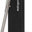 SMOOTHERPRO Bolt Action Pen, Stainless Steel Ballpoint Pen Compatible with Pilot G2 Refill, EDC Pen for Writing, Left-Handed Friendly, Natural (TC142NA)