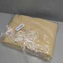 Anytime Home Curtains Blackout and Sheer Layered Solid Window Curtain Panel Pair with Grommet Top, 52Wx72L,Beige