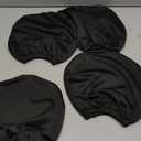 2 PCS Headrest Covers for Cars, Knitted Stretch Breathable Fully Surrounded Car Headrest Cover, Reusable Soft Anti-Dirty Dustproof Headrest Protector, Universal for Most Cars (Beige)