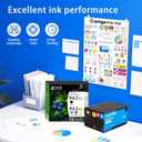 962XL High Yield Ink Cartridges Compatible for Combo Pack HP 962XL HP962 HP962XL Replacement for OfficeJet Pro 9015e 9010 9025e 9010e 9012 9015 9018 9020 Printers (Black/Cyan/Magenta/Yellow 4-Pack)