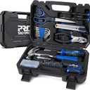 Prostormer 93-Piece Tool Kit, Basic Household Repair Tool Set with Toolbox Storage Case, Small Starter Tool Box Kit for Homeowners and College Students (Blue)