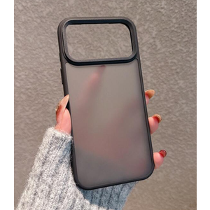 Beyond Military-Grade Protection, Camera Control Button, DIY Buttons, Translucent Matte Slim Thin Shockproof Hard Back Anti-Scratch Phone case for iPhone 17 Pro, Black