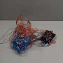 HYH American Flag LED Lights - 47in Patriotic Lights for 4th of July Decorating Indoor and Outdoor Waterproof Half Fan Flag Light for Patriotic LED Lighting Banner House, Garden,Decoration