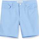 Amazon Essentials Men's Slim-Fit 7" Inseam Stretch 5-Pocket Short (Blue)