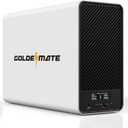 GOLDENMATE 1500VA/1200W Lithium UPS Battery Backup and Surge Protector, Backup Battery Power Supply with LiFePO4 Batteries(296Wh), AVR, Line Interactive Sinewave UPS System, 8 Outlets, LCD Display