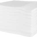 150 Pack Cushion Foam Pouches, 14 x 14 Inch Packing Sleeves, Cushion Foam Wrap Pouches for Packing, Moving, Shipping, White