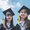 4pcs Graduation Cap Photo Charm, Tassel Picture Charm Memorial Photo Pendant Graduation Cap Tassel for Caps Formal Ceremony (Black)