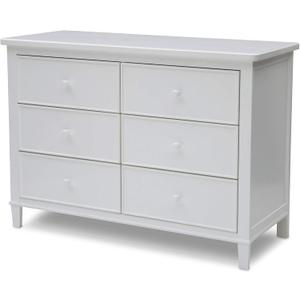 Delta Children Haven 6 Drawer Dresser, White