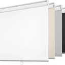 ChrisDowa Cordless Free-Stop 100% Blackout Blinds for Windows, Roller Windows Shades with Thermal Insulated, UV Protection Fabric for Living Room, Office and Home. Easy to Install.White,20" W X 72" H