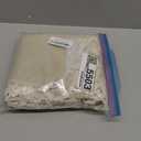 1 Pack Heavy Duty Cotton Tablecloth Soft Wrinkle Resistant Fabric with Decorative Tassles Fringe for Kitchen Dining Table, Warm Beige, 55x70 Inch