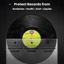 Vinyl Record Rice Paper Inner Sleeves: 12" Anti-Static LP Sleeves Album Record Acid-Free Clear Protective Sleeves, 100pcs