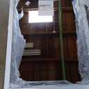 ANDY STAR 48x32 Inch Brushed Nickel Bathroom Mirror, Rounded Rectangle Bathroom Vanity Mirrors for Wall, Anti-Rust SUS304, Seamless Tube Metal Frame, 1 Deep Wall Mounted Vertically/Horizontal