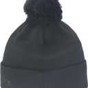 ZHATS Standard NCAA Officially Licensed Pom Beanie Patch Switchback Black, One Size (Black)