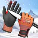 2 x Schwer FreezeGuard-X Winter Work Gloves for Men and Women, ANSI A9 Cut Resistant Gloves for Extreme Protection, Freezer Glove With Super Grip, Touchscreen, Thermal Insulated, PM3326-W (XXS,1 Pair)