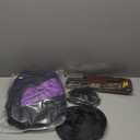 Liitrsh Women Witch Costume Set Sorceress Classic Dress with Witch Hat, Broom,shoe Covers Halloween Dress up, M