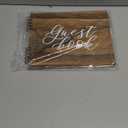 Wooden Rustic Guest Book with 110 Pages Lined 11" x 8.7"