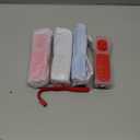 DTianSir 4Pack Motion Plus Wii Remote Controllers with Silicone Case & Wrist Strap,Wii Remote Controllers with Built in Motion Plus Compatible for Wii U Consoles(Red+Light Blue+Pink+Blue)