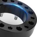KSP 2 inch 8x180 Wheel Spacers for 2011-2026 Chevy Silverado 2500HD 3500HD GMC Sierra 2500HD 3500HD, 50.8mm 8x180 to 8x180 Forged Lug Centric Wheel Adapters 130mm Center Bore with M14x1.5 Studs