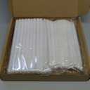 Aufind 85 PCS Plastic Cake Dowel Rods Set, 20 White Plastic Cake Sticks Support Rods with 5 Cake Separator Plates for 4, 6, 8, 10,12 Inch Cakes and 20 Clear Cake Stacking Dowels for Tiered Cakes (Clear Plates)