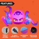 JOYIN 10FT Long Halloween Inflatable Octopus Decoration Octopus with Tentacles Inflatable Decoration Build-in LEDs Giant Blow Ups for Indoor Outdoor Halloween Party Yard Lawn Garden Decor