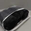 H.VERSAILTEX Velvet Dining Chair Covers Stretch Chair Covers for Dining Room Set of 4 Parson Chair Slipcovers Chair Protectors Covers Dining, Soft Thick Solid Velvet Fabric Washable, Black