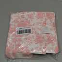 100 Floral Guest Napkins Pink and White Toile Disposable Paper Napkins Decorative Flower Bathroom Hand Towels for Bridal Baby Shower Tea Party Birthday Party Supplies