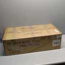 WINGBO 72 Inch DC Ceiling Fan with Lights and 3 Downrods, 5 Reversible Carved Wood Blades, 6-Speed Noiseless DC Motor, Large Ceiling Fan in Brass Finish with White Blades, ETL Listed