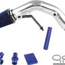 Cold Air Intake Kit for 2003-2007 Ford 6.0L F-250 F-350 Powerstroke Diesel 6.0L (Silver)