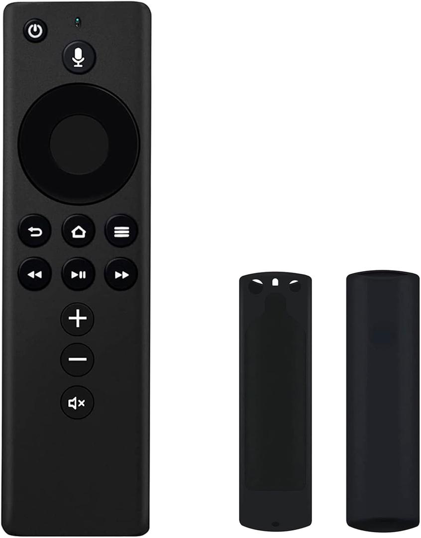 Allimity Replacement Voice Remote (2nd Gen) + Silicone Cover, Allimity L5B83H Remote Controller with Power and Volumn Controls Compatible with Amazon TV Device & Amazon TV Stick Device