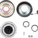 AC Compressor Clutch Kit with Pulley Hub Coil Replacement for Silverado 1500 2500 2014-2018 4.3L 5.3L 6.2L