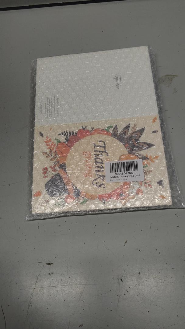 44 Pack of TYNDRE Thanksgiving Cards with Envelopes & Stickers, Classic Designs Fall Cards, Thanksgiving Cards Bulk for Thanksgiving Parties, Happy Harvest and Fall Gifts (6 Designs 24 cards, 5x7 Inches)